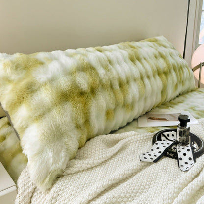 RYNX | Bubble Faux Rabbit Fur Extended Rest Headboard Pillow