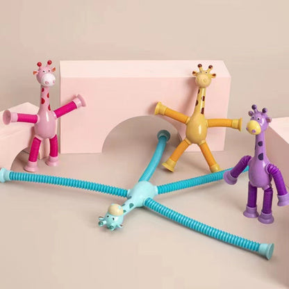 Rynx | Telescopic Giraffe Toy with Suction Cup