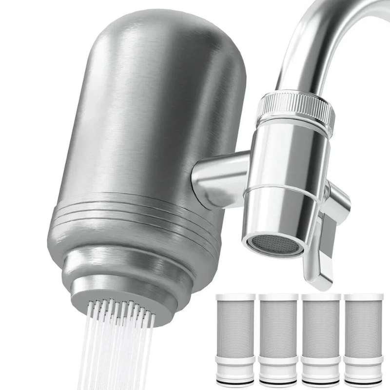 RYNX | Water filter - Luxury Stainless Steel Water Filter for Crystal Clear Drinking Water