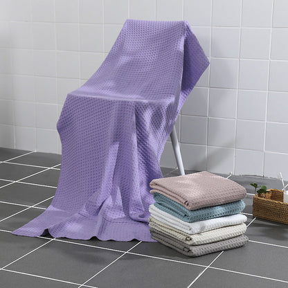 Rynx | Super absorbent breathable antibacterial waffle bath towel