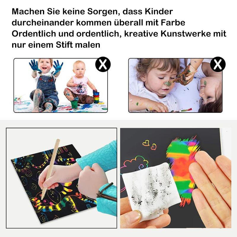 Rynx | Colorful Rubbing Paper for Kids