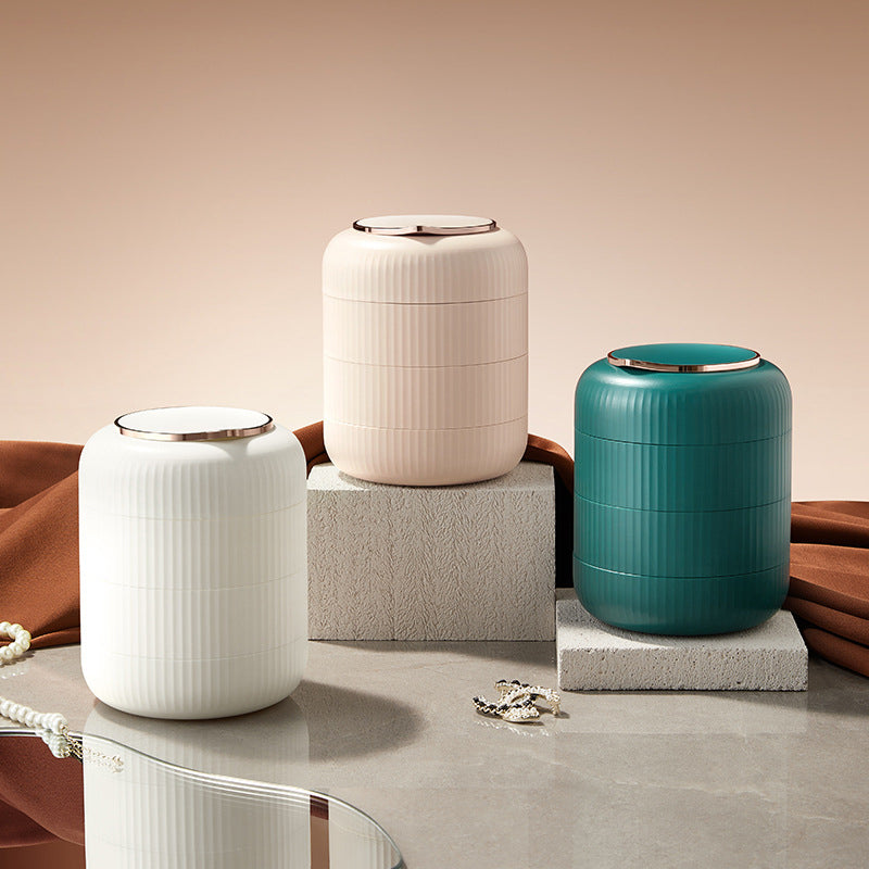 Rynx | Elegant stackable jewelry box – Practical storage with mirror and elegant design