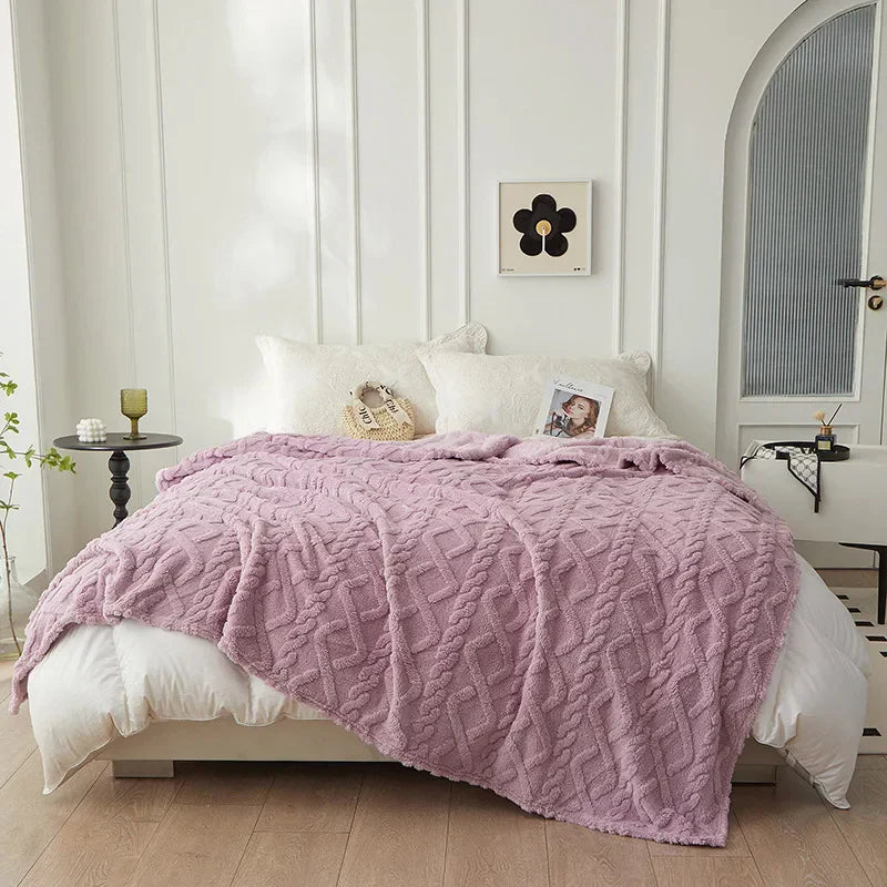 RYNX | Luxury Lambswool Blanket for Bedroom