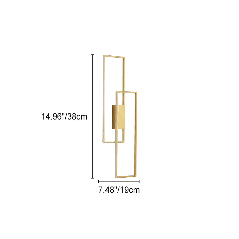 Rynx | Lineva LED Wall Light | Minimalist Rectangle Design | Silicone & Iron | Living Room Lighting