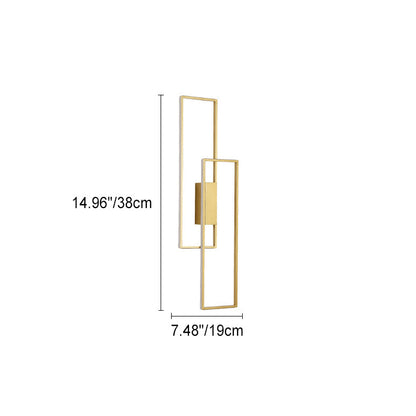 Rynx | Lineva LED Wall Light | Minimalist Rectangle Design | Silicone & Iron | Living Room Lighting
