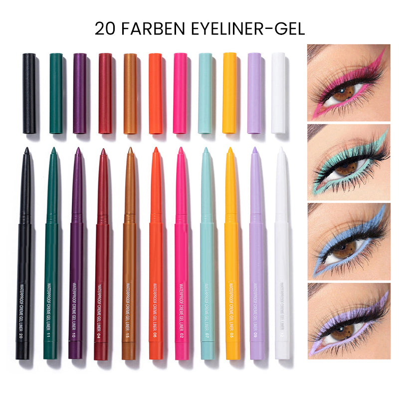 Rynx | 20 Piece Colored Eyeliner Pencil Set