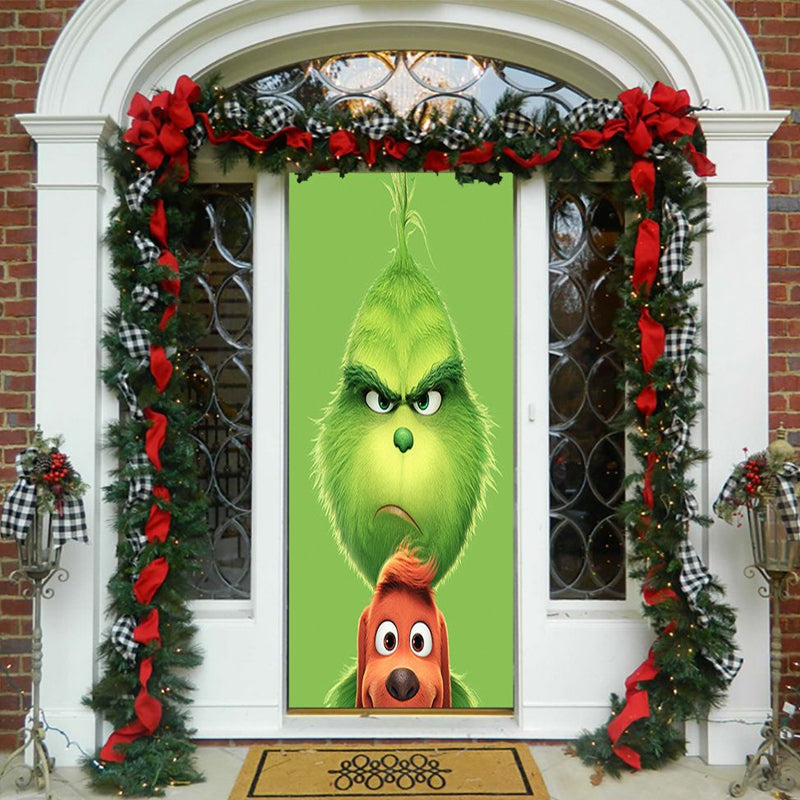 Rynx | Nightmare Before Christmas Outdoor Decorations Props Christmas Elf Door Cover