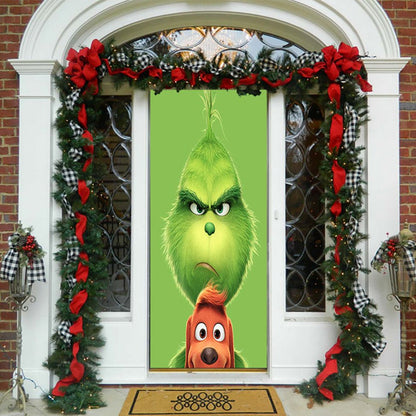 Rynx | Nightmare Before Christmas Outdoor Decorations Props Christmas Elf Door Cover