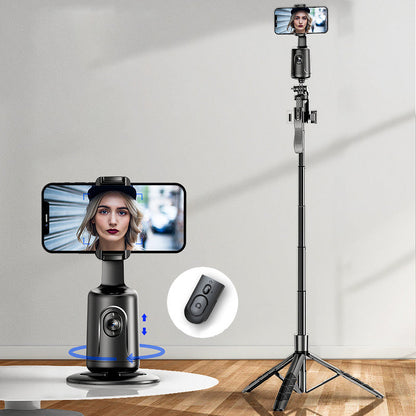 RYNX | 📸360° Rotation Smart Auto Face Object Tracking Holder Black With a selfie tripod