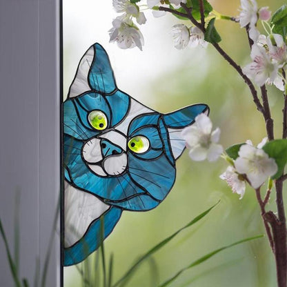 Rynx | Handmade Dyed Cat Sun Catchers for Glass Windows