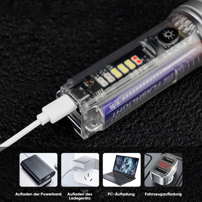Rynx | Super bright laser zoomable flashlight with long range