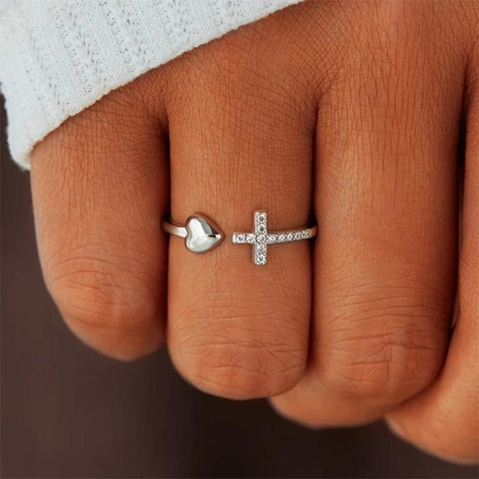 RYNX | Love S925 Sterling Silver Cross Ring