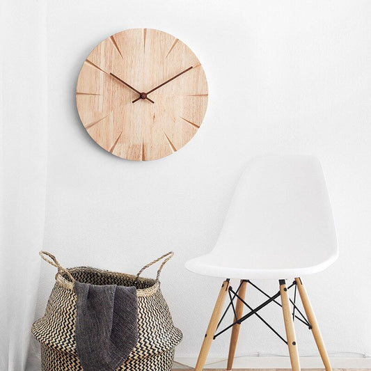 Rynx | ElegantWood - Wood Cut Wall Clock