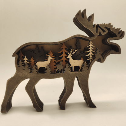 Rynx | 3d Creative Wood Animal Carving Craft Gift