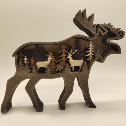 Rynx | 3d Creative Wood Animal Carving Craft Gift
