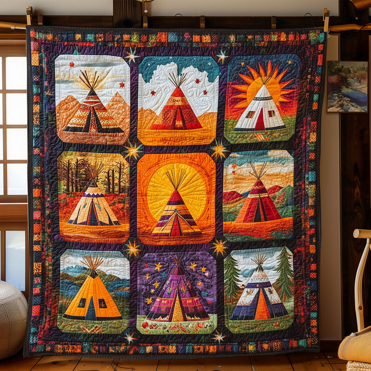 Rynx | Sunshine Spirit Tepee Quilt
