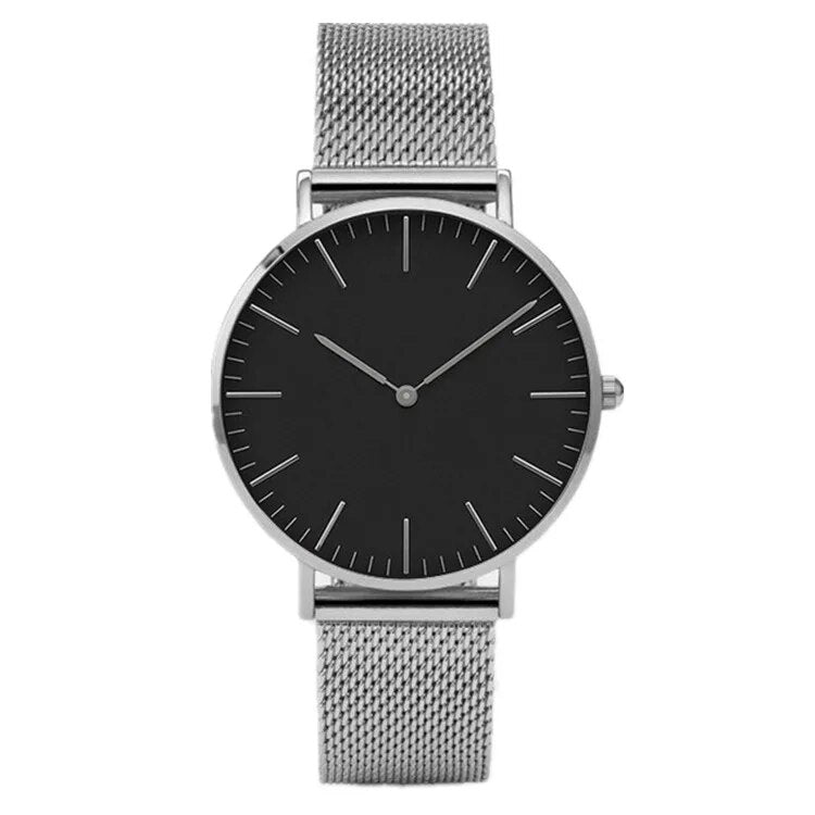 Rynx | Luxury Rose Gold Women's Watch - Elegant Watch Silver Black