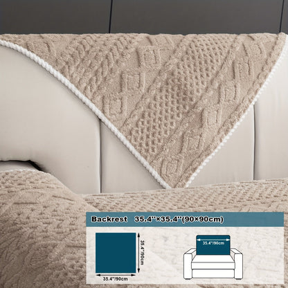 Rynx | 1pc Sofa Slipcover - Pet Dog Friendly, Fuzzy Non-Slip, Breathable Sofa Cover for Bedroom, Office, Living Room Decor