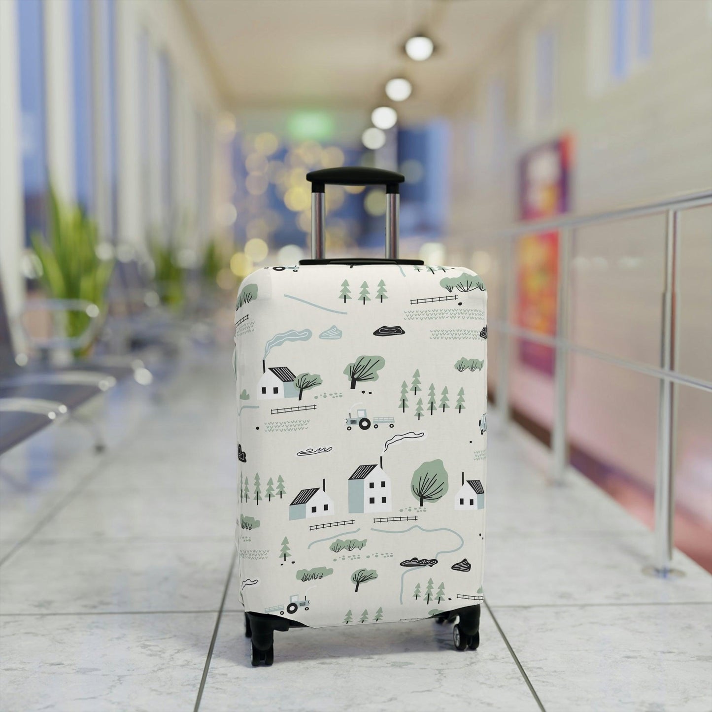 Rynx | Stylish Luggage Tag Set: Trendy Cover & Customization Kit
