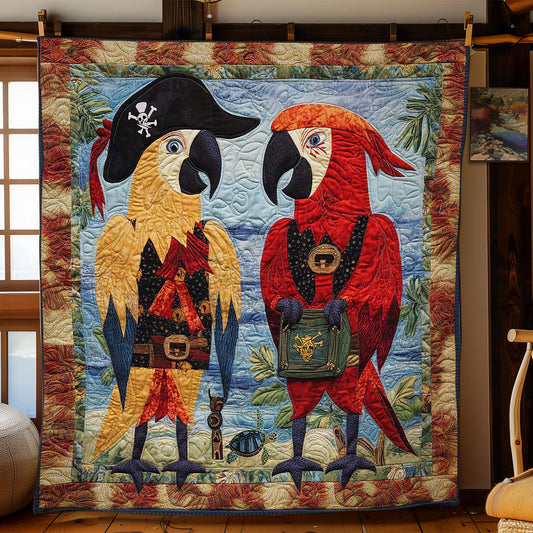 Rynx | Pirate Parrot Adventure Quilt
