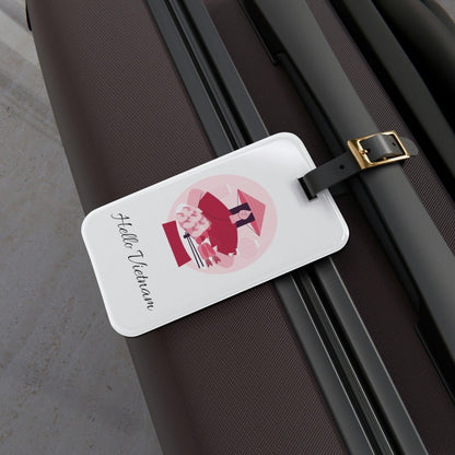 Rynx | Personalized Elegant Acrylic Luggage Tag Collection: Travel with Flair