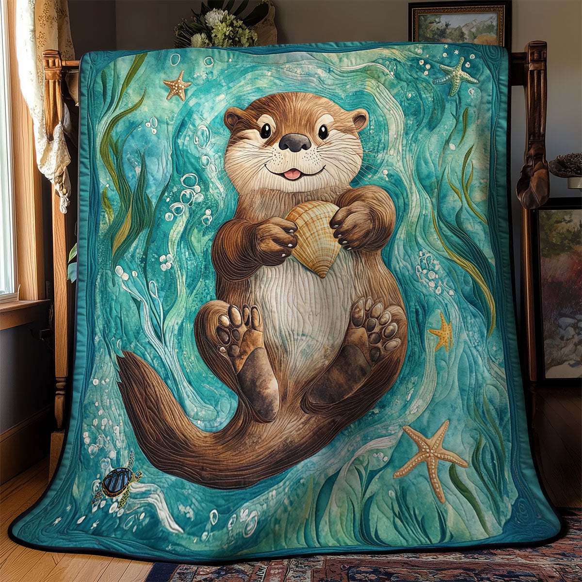Rynx | Lying Sea Otter Quilt