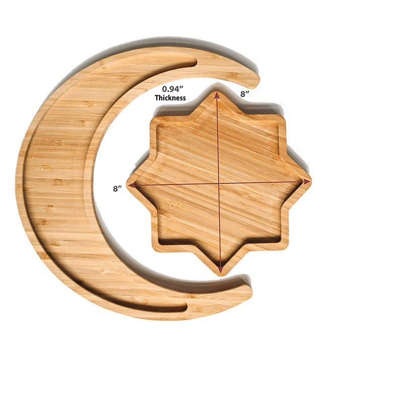 Rynx | Wooden Tray Creative Xingyue Dried Fruit Snack Plate