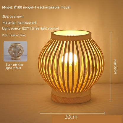 Rynx | Japanese retro-atmosphere bedroom nightstand lamp