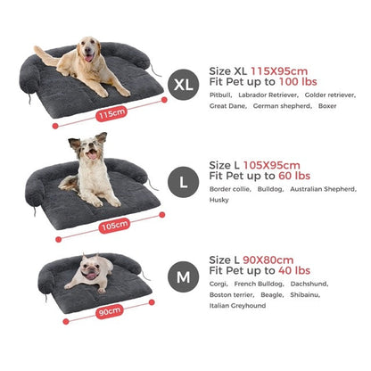 Rynx | Cozy Fluffy Large Dog Bed