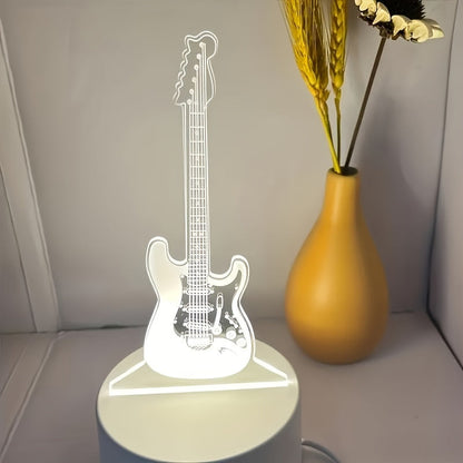 Rynx | MusicGlow - 3D Guitar LED Night Light with Multicolored Mood Lighting