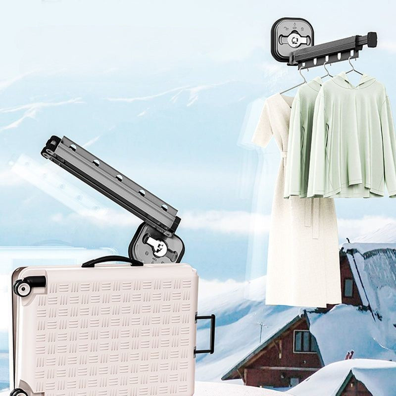 Rynx | Mounted Foldable Clothes Drying Rack With Suction Cup