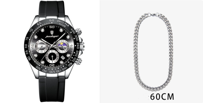 Rynx | Men's Multi-functional Fashionable Waterproof Quartz Watch