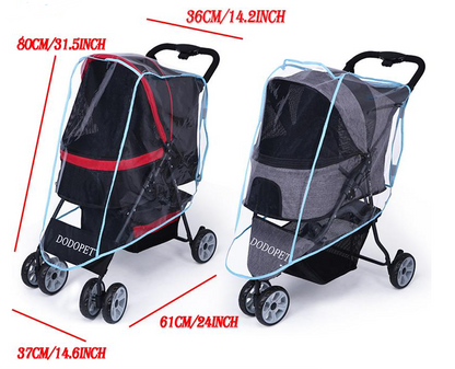 RYNX | Stroller rain and wind protection for cats and dogs 2 Style