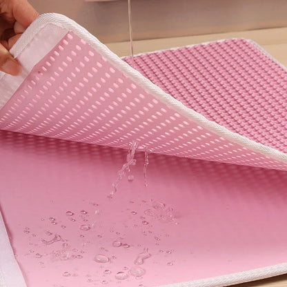 Rynx | Foldable Waterproof Cat Litter Mat – Double Layer EVA Litter Trap