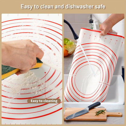 Rynx | Silicone Baking Mat with Dough Scraper Set
