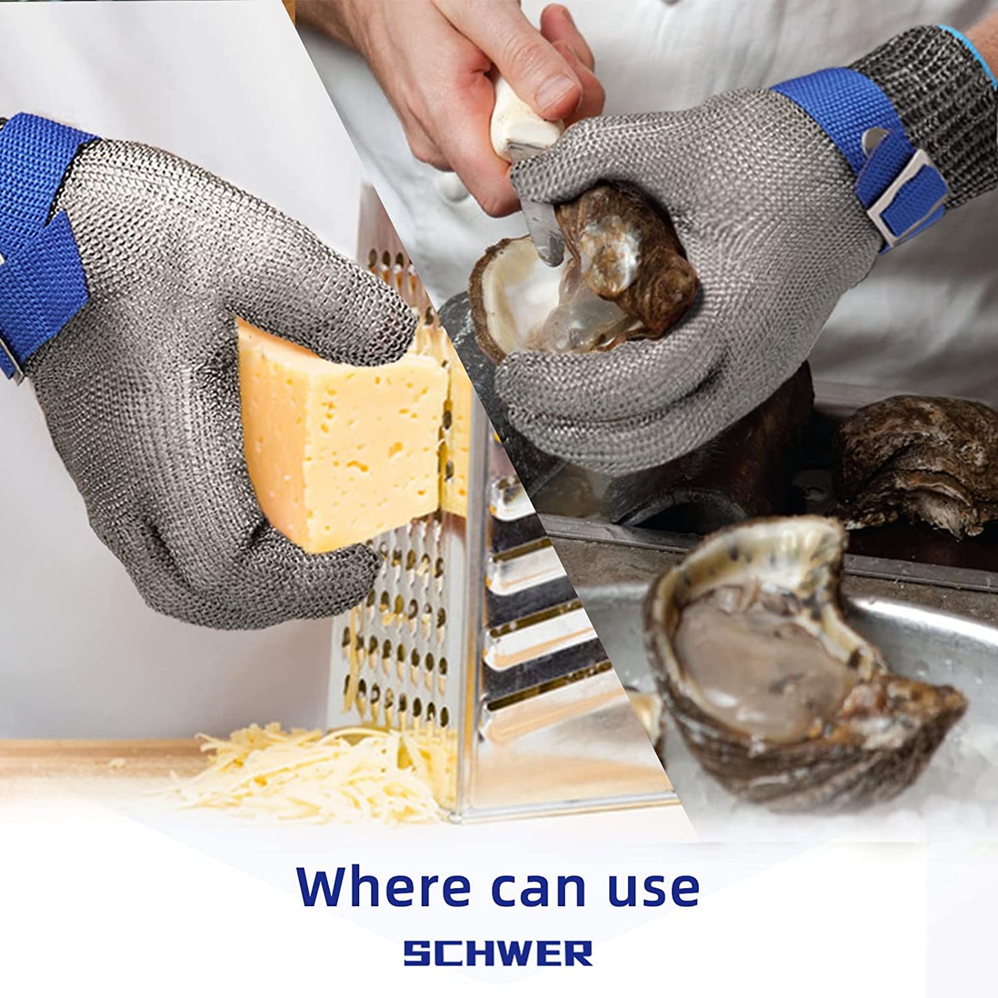 RYNX | Food grade stainless steel mesh metal glove