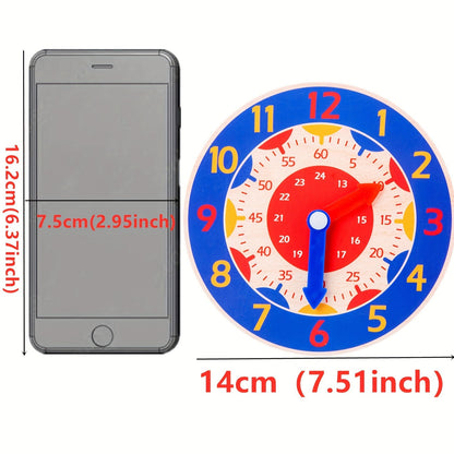 Rynx | Three Educational Clock - Play Clock for Kids to Learn Time, Perfect for Christmas and Halloween Gifts