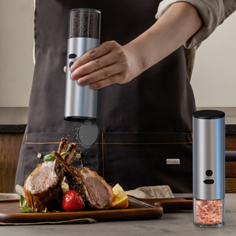 Rynx | Rechargeable electric salt and pepper mill set
