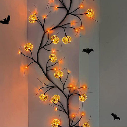 Rynx | Halloween LED Willow Key Light Cute Cartoon Bat Pumpkin Decoration For Indoor Outdoor Party Home Decor
