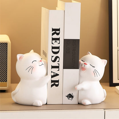 Rynx | LoveCats - Charming Cat Bookends - Perfect for Home & Office Decoration
