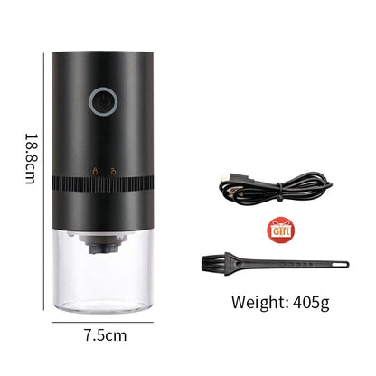 Rynx | Portable Electric Coffee Grinder with USB Type-C Charging & Ceramic Grinder
