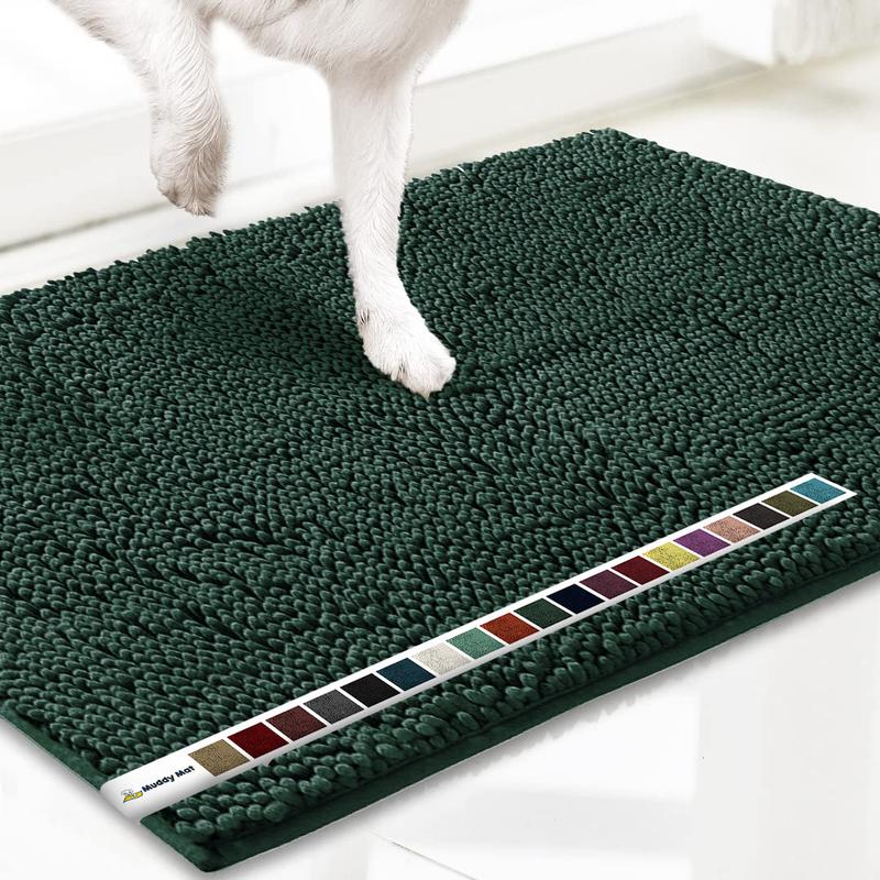 Rynx | Absorbent Chenille Entryway Rug – Non-Slip & Easy to Clean