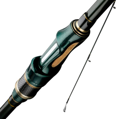 Rynx | Portable carbon fishing rod 1.8m/2.1m/2.4m | 4-5 section travel spinning rod