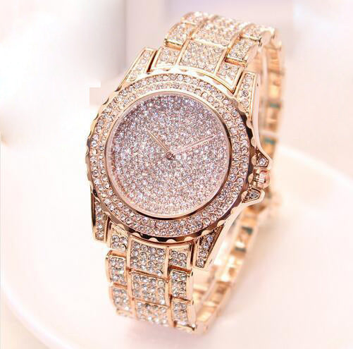 Rynx | Simple diamond British fashion ring steel belt women's watch