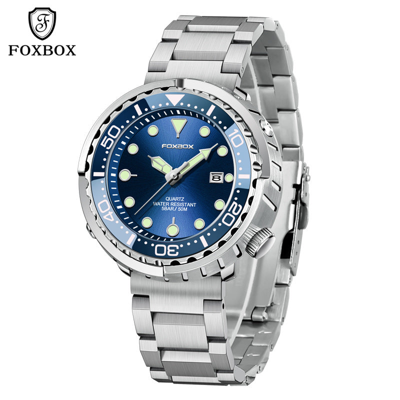 Rynx | Men's Quartz Watch Three-Hand Calendar Waterproof