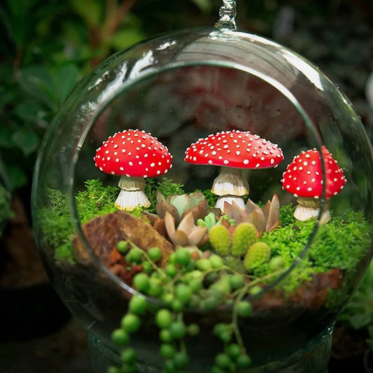 Rynx | 3pcs Fairy Mini Mushroom Solar Lights