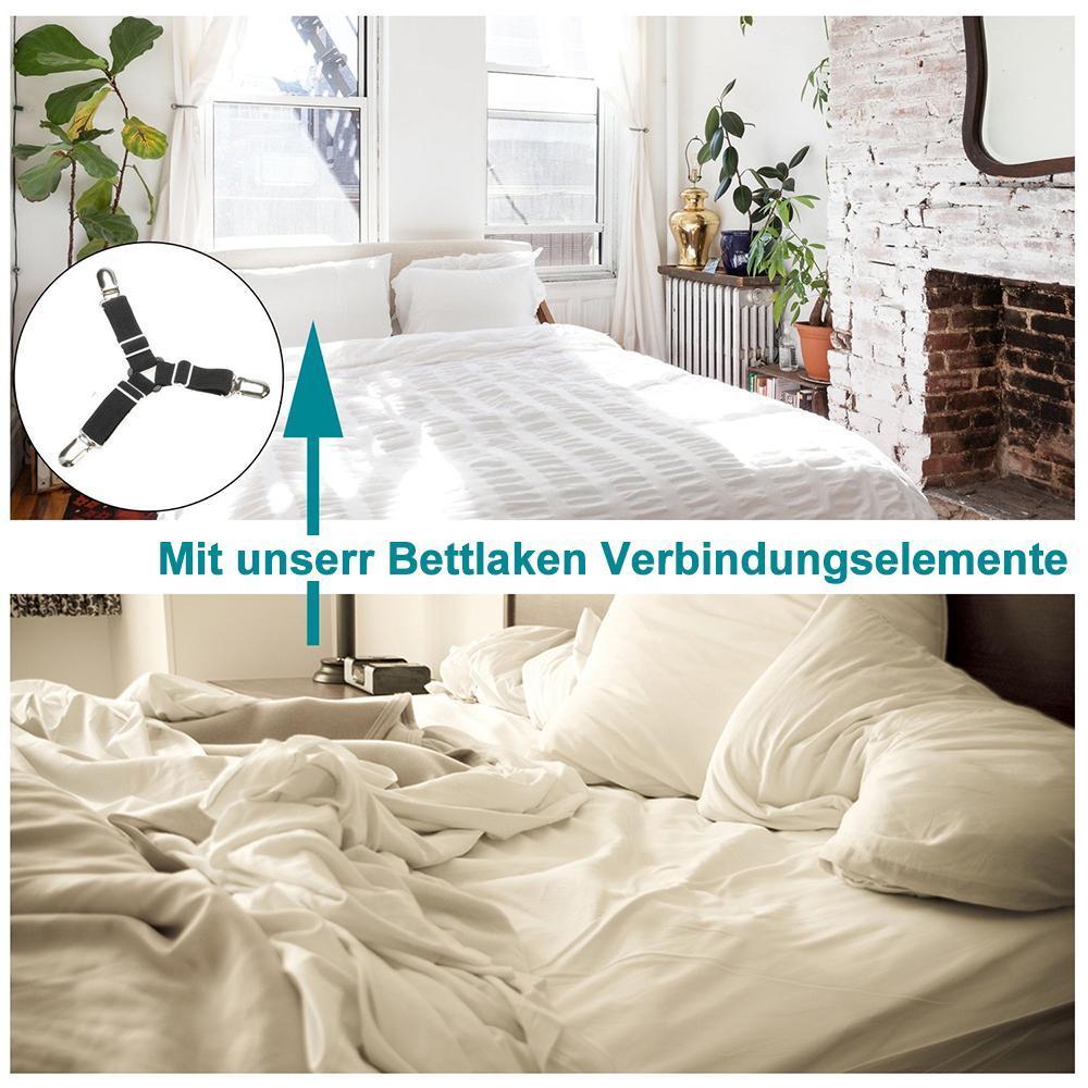 Rynx | Bed sheet fasteners, 8 adjustable triangle rubber bands