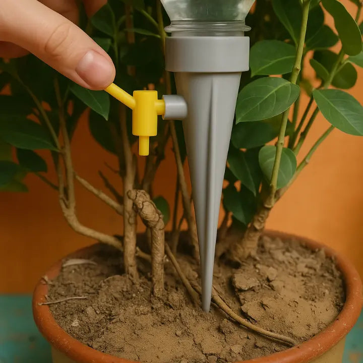 Rynx | 4 Pieces - Watering Tips for Potted Plants – Your Practical Garden Helper!