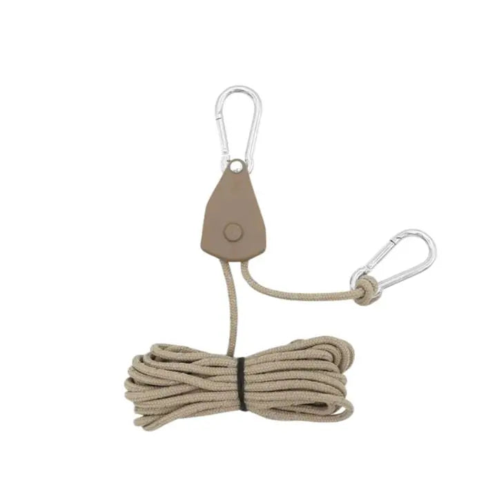 Rynx | 4 pieces | Adjustable outdoor camping rope – stable, reflective and compact