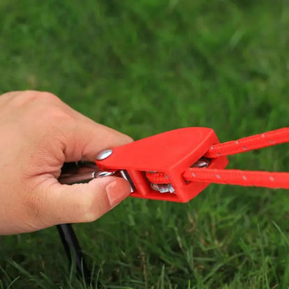 Rynx | 4 pieces | Adjustable outdoor camping rope – stable, reflective and compact